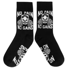 No Pain, No Gain - Crew Socks
