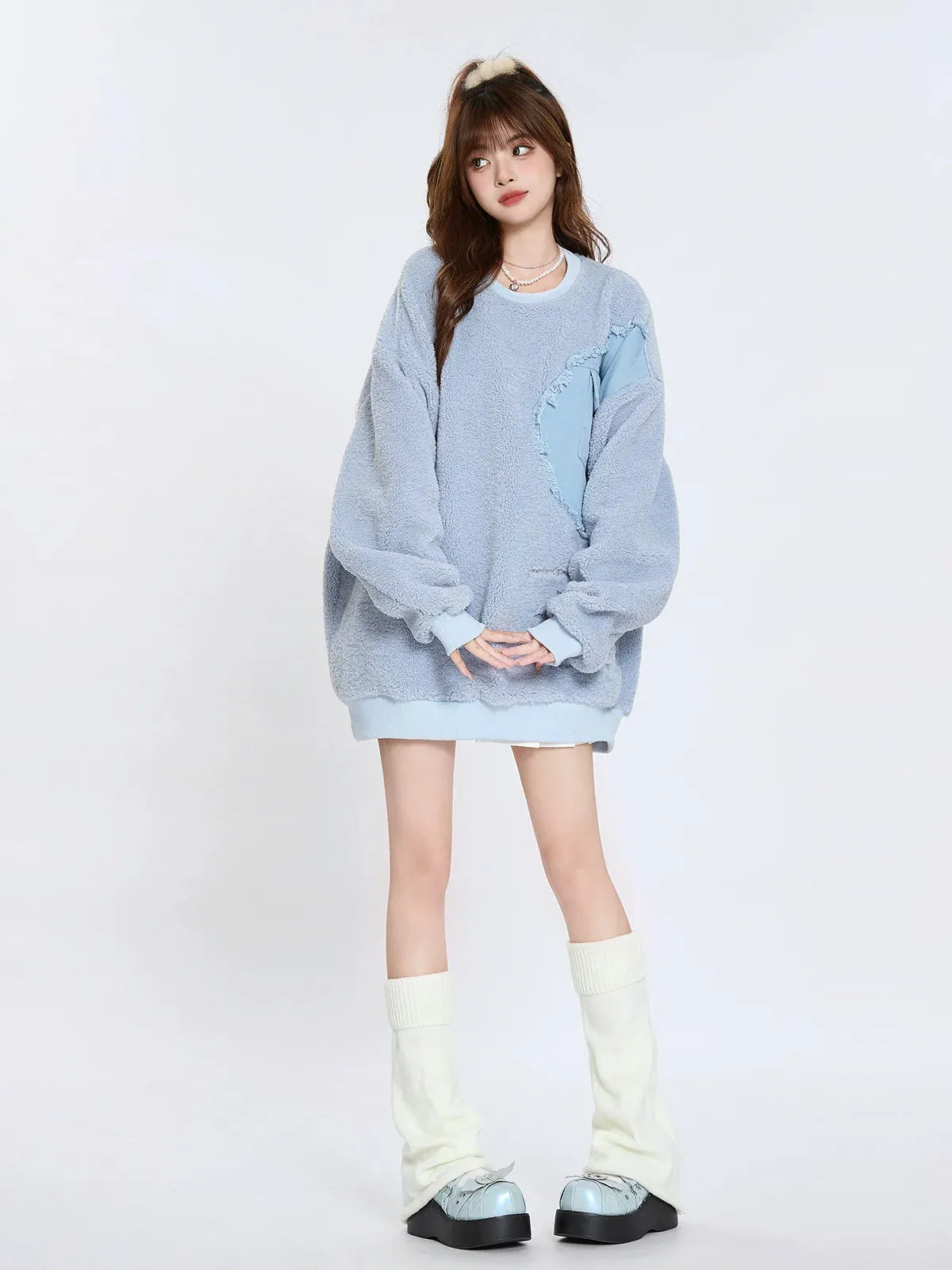 Over Boa American Loose Tops