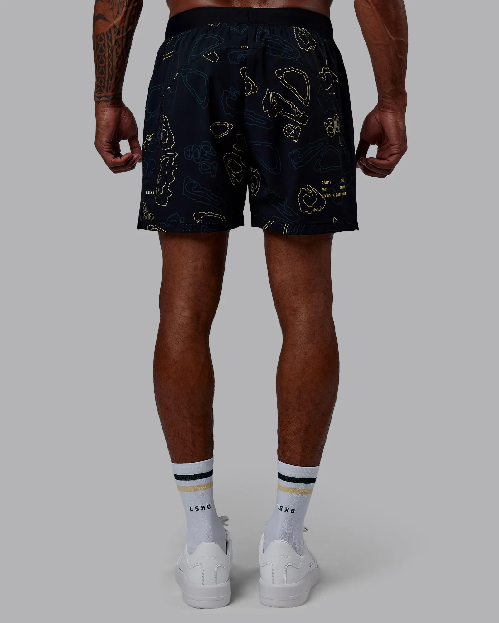 Patty Mills Challenger 6" Performance Shorts - Black-Vital Green