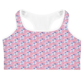 Pink Sports bra