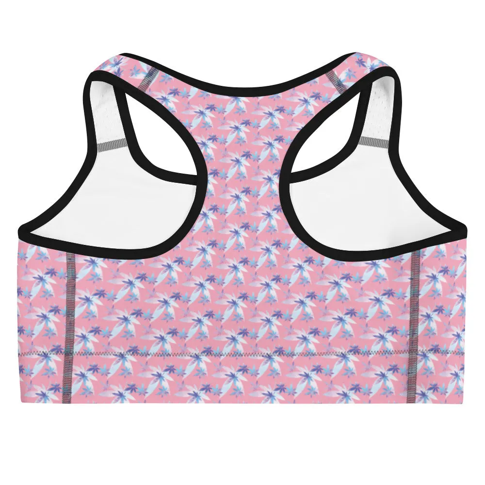 Pink Sports bra
