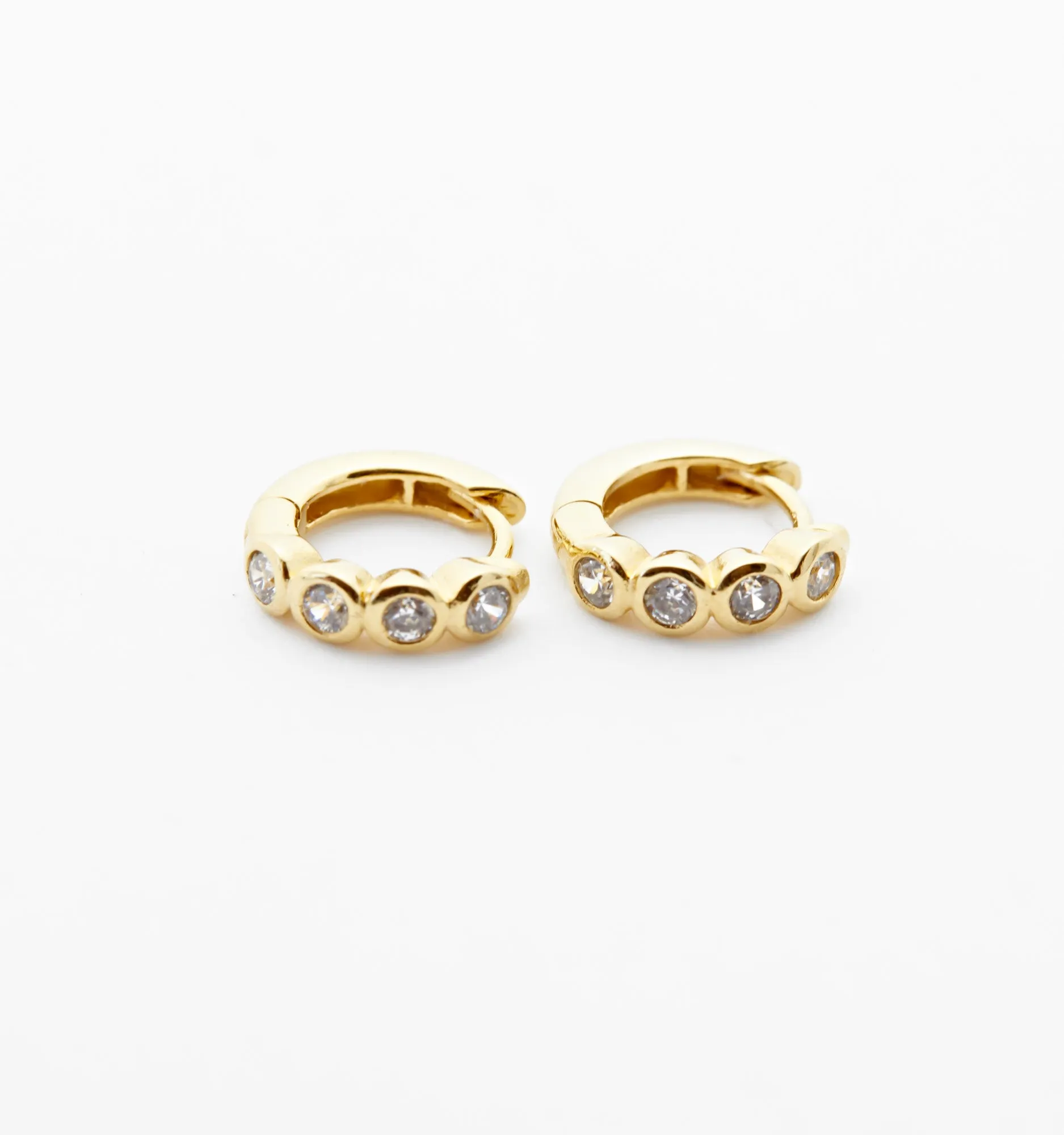 Round Hoop Earrings