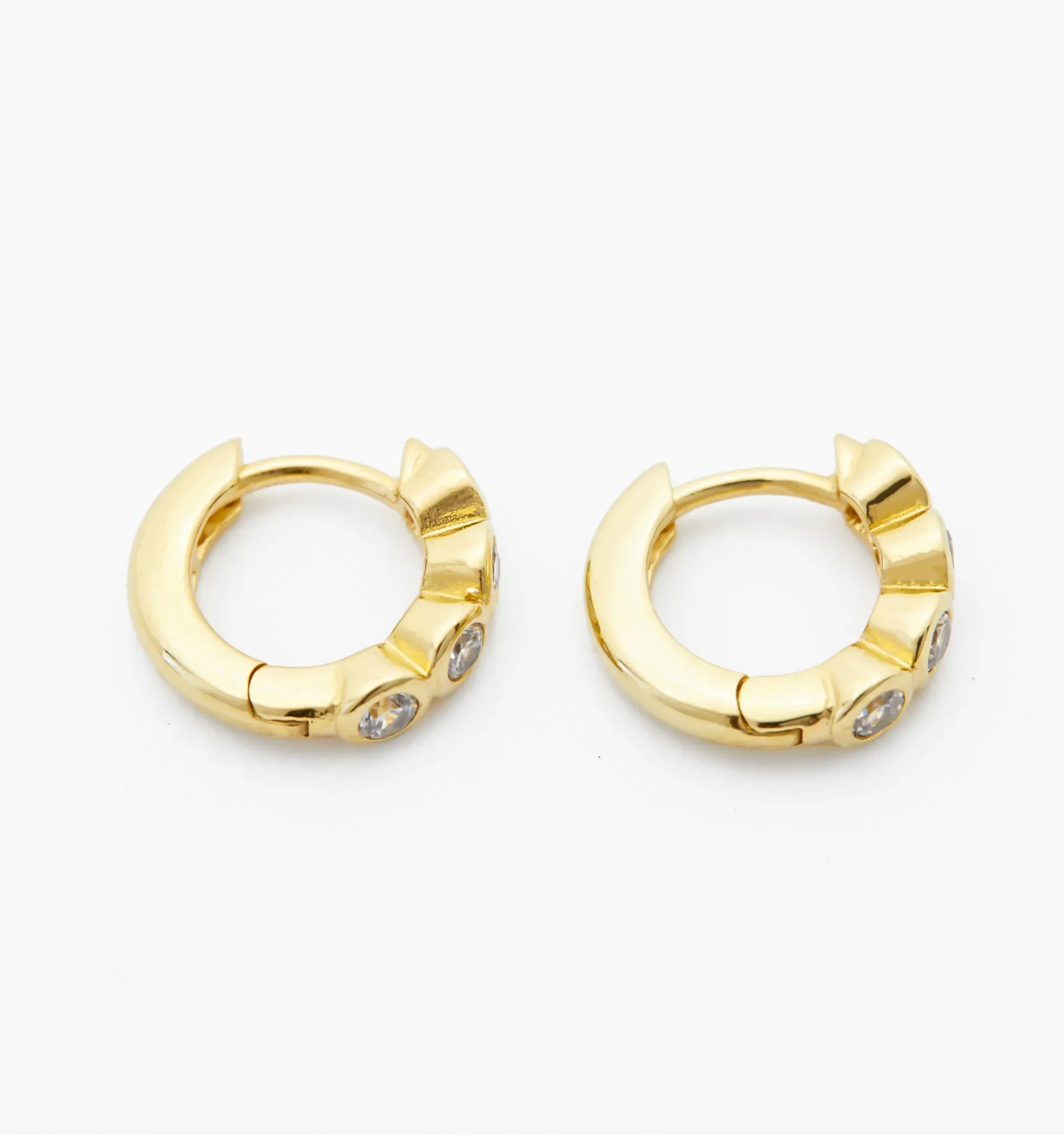 Round Hoop Earrings