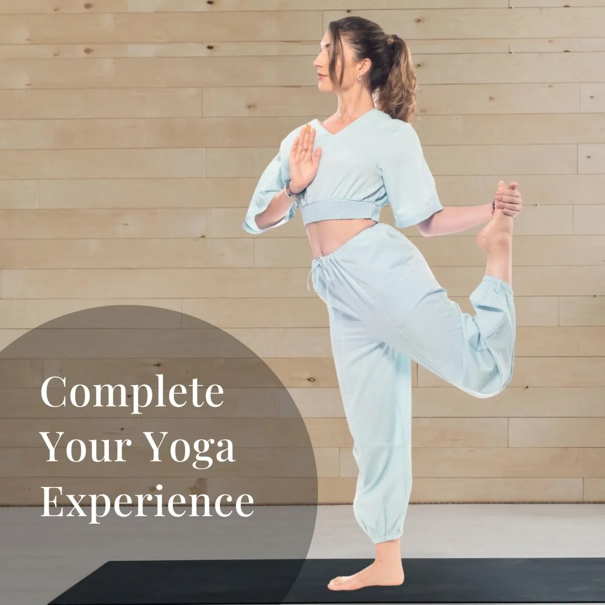 Sky-Blue Harem Pants for Women | 100% Cotton Yoga Harem Pants with Pockets | Loungewear for Women