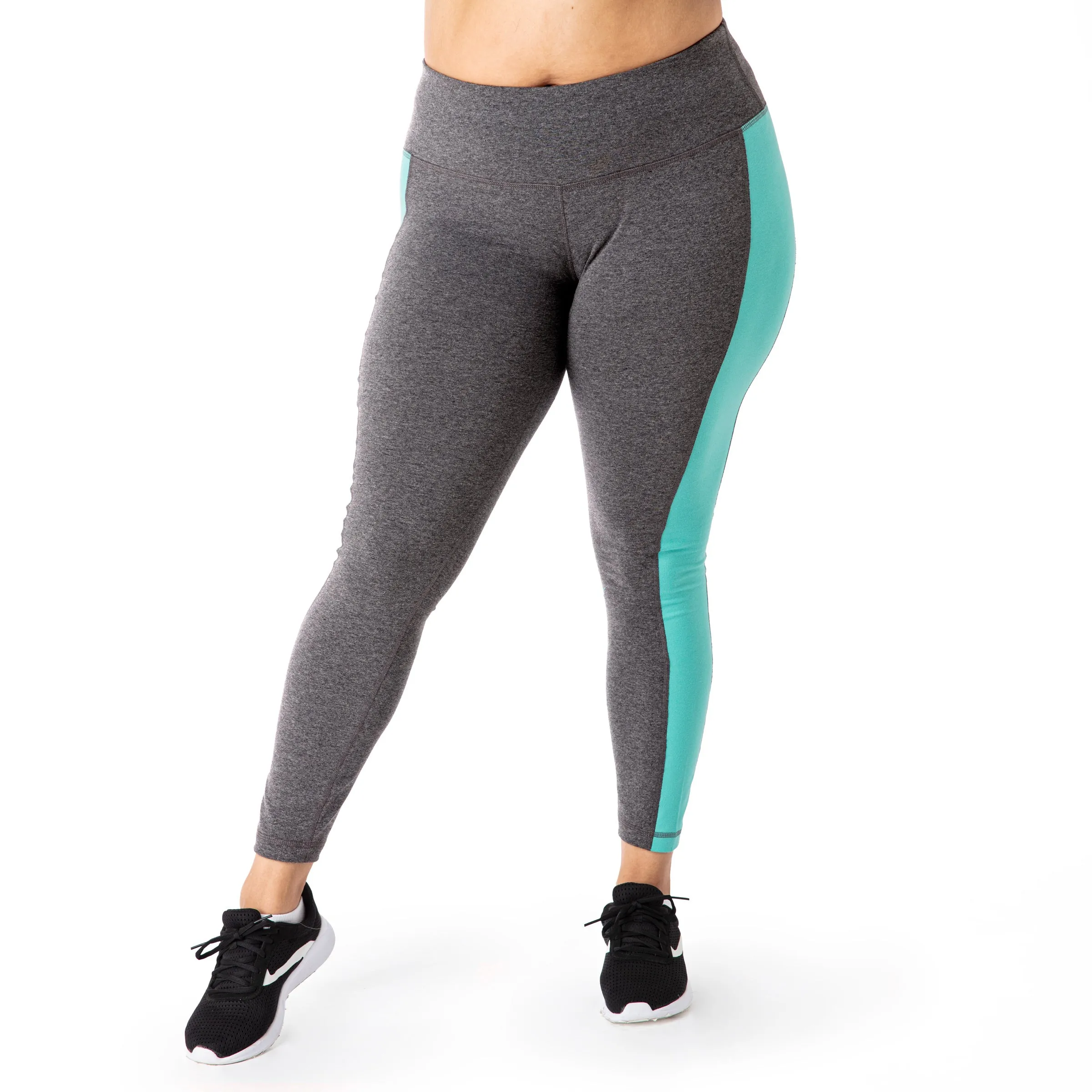 Teal Color Block Legging