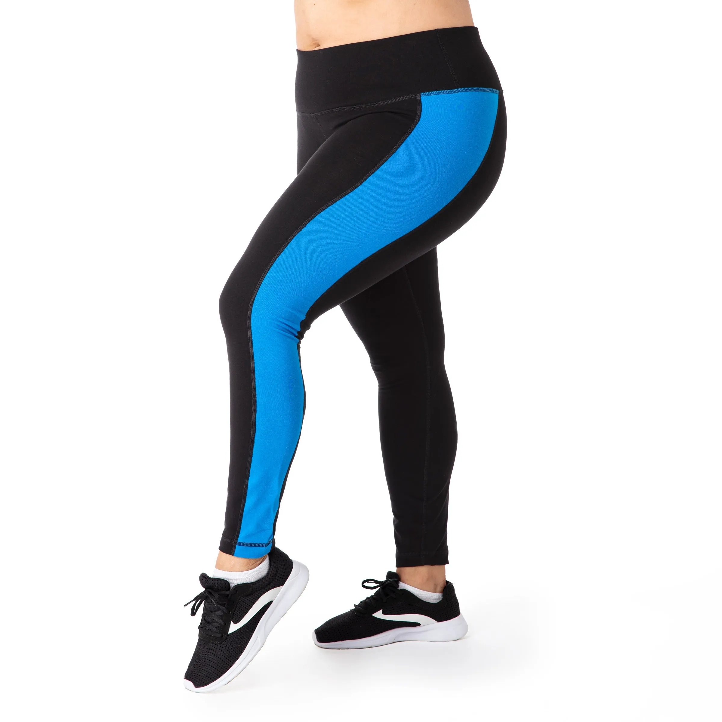 Teal Color Block Legging