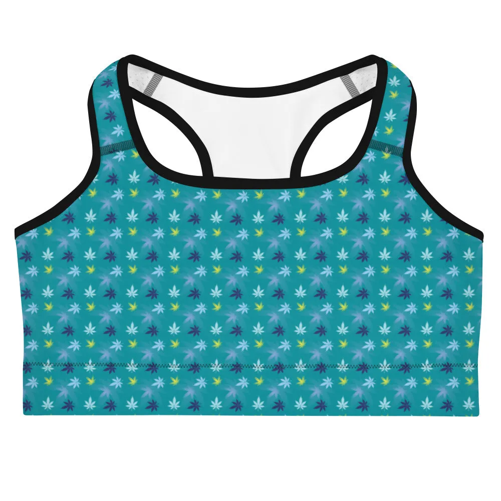 Teal Sports bra