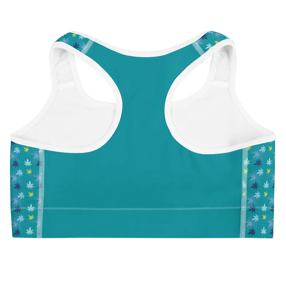 Teal Sports bra
