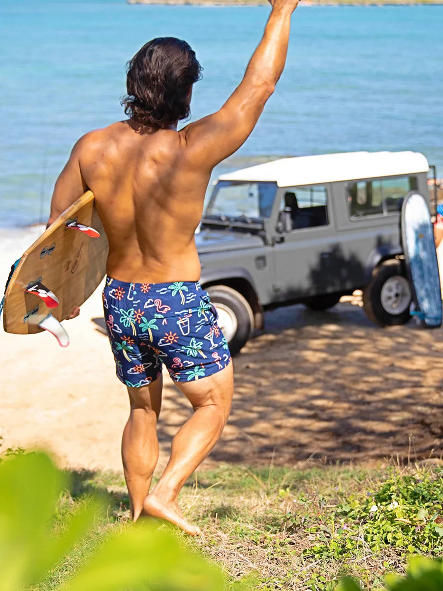 The Neon Lights 5.5"  (Classic Swim Trunk)