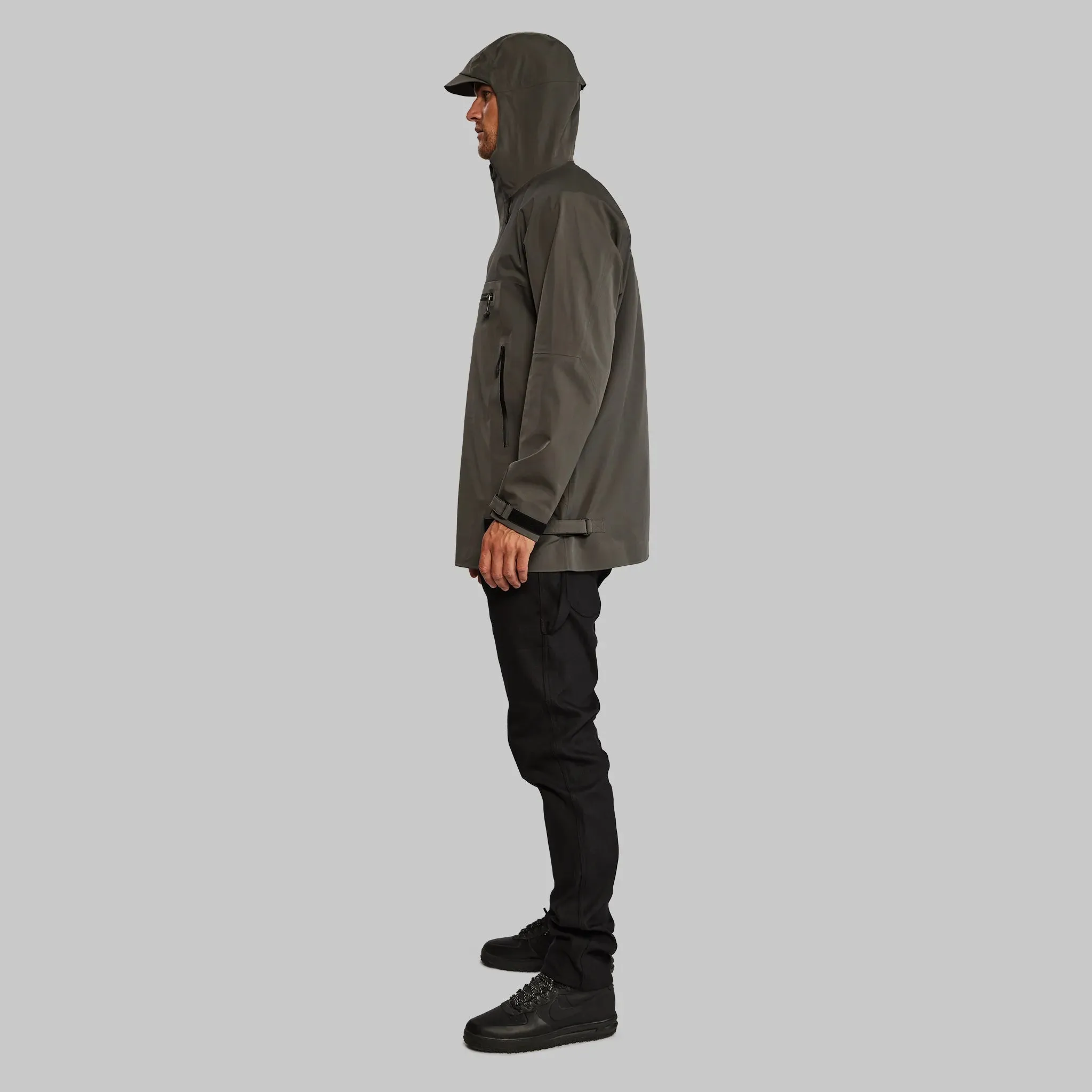 Waterfallproof Jacket. Half-zip edition