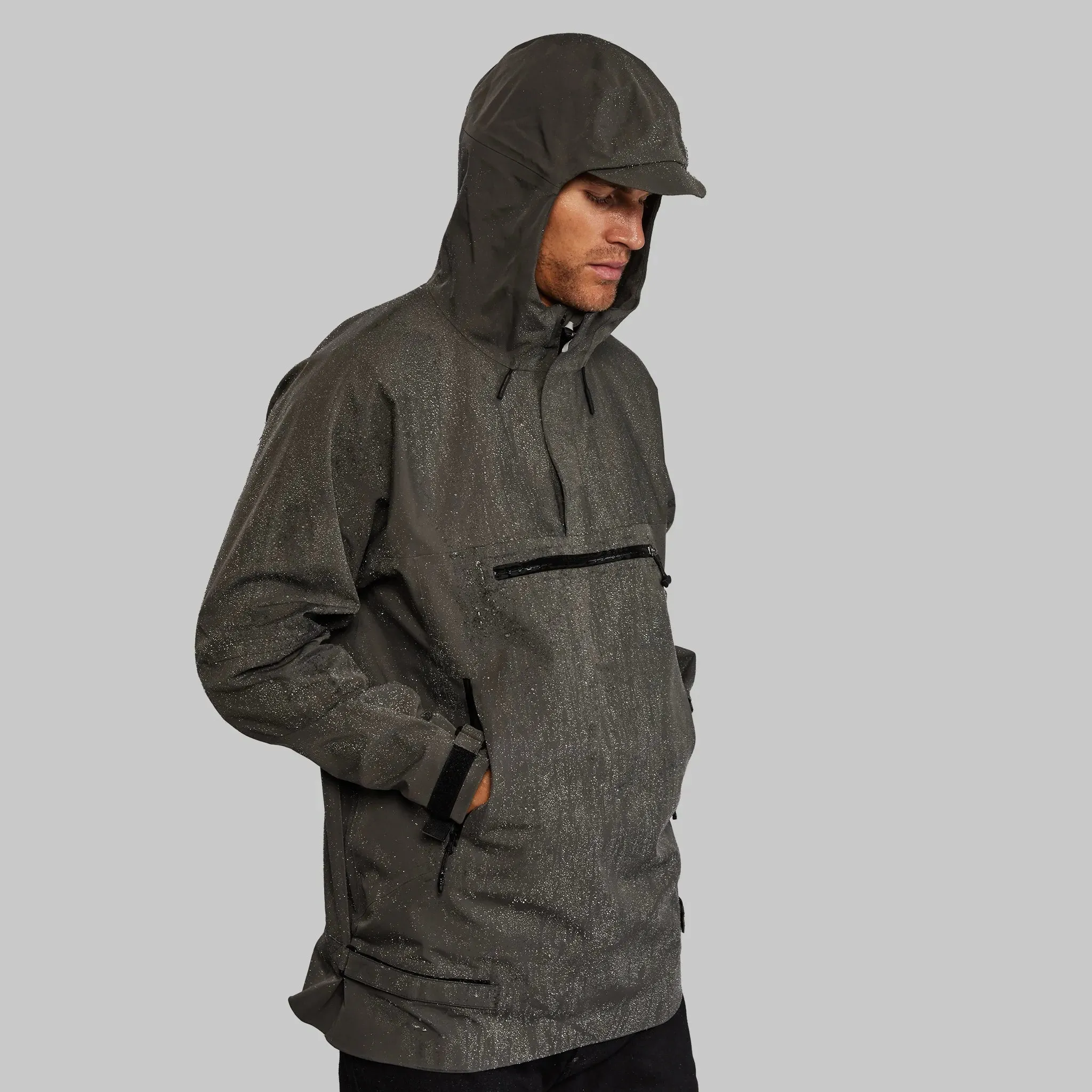 Waterfallproof Jacket. Half-zip edition