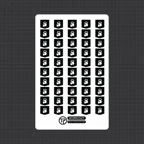 Workout - Planner Stickers