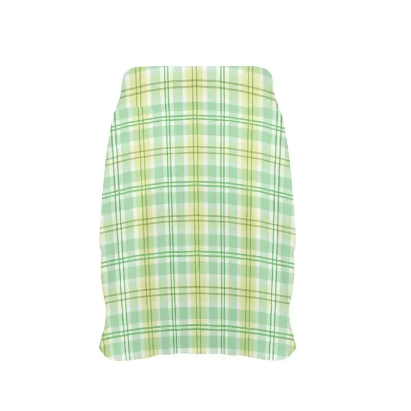 Your New BFF the Sassy Green Plaid Athletic Skirt is Here